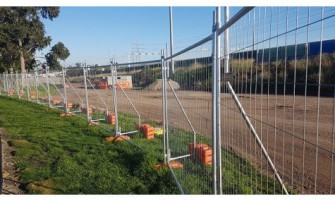 Concrete Temporary Fence Feet With 33mm Hole, Australia