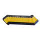Cable Hump Protector with Yellow Lid - 3 Channels Corner Left/ Right Cable Hump Protector with Yellow Lid - 3 Channels Corner Left/ Right