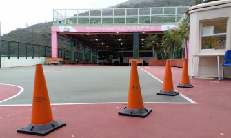 Cones at French International School, Hong Kong